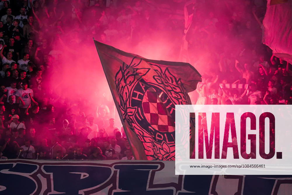 Fussball: Kroatien: UEFA Conference League 2026 2027 - 1. Runde, 15.10.2026 - HNK Hajduk Split vs. AFC Ajax Amsterdam - Stadion Poljud (Split, Kroatien); Torcida Split Fans, Ultras