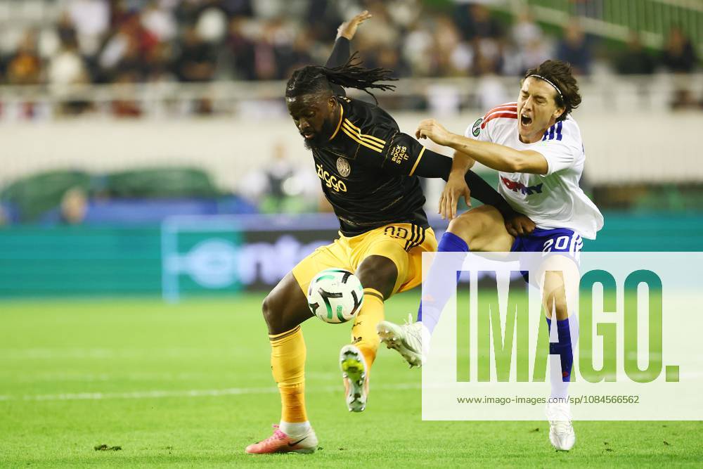 SPLIT, 15 10-2026, Poljud Stadium , season 2026 2027 , UEFA Conference League Football . Match between Hajduk Split and Ajax. Picture shows Toluwalase Arokodare and Alberto Del Moral Hajduk Split - Ajax x208451810x