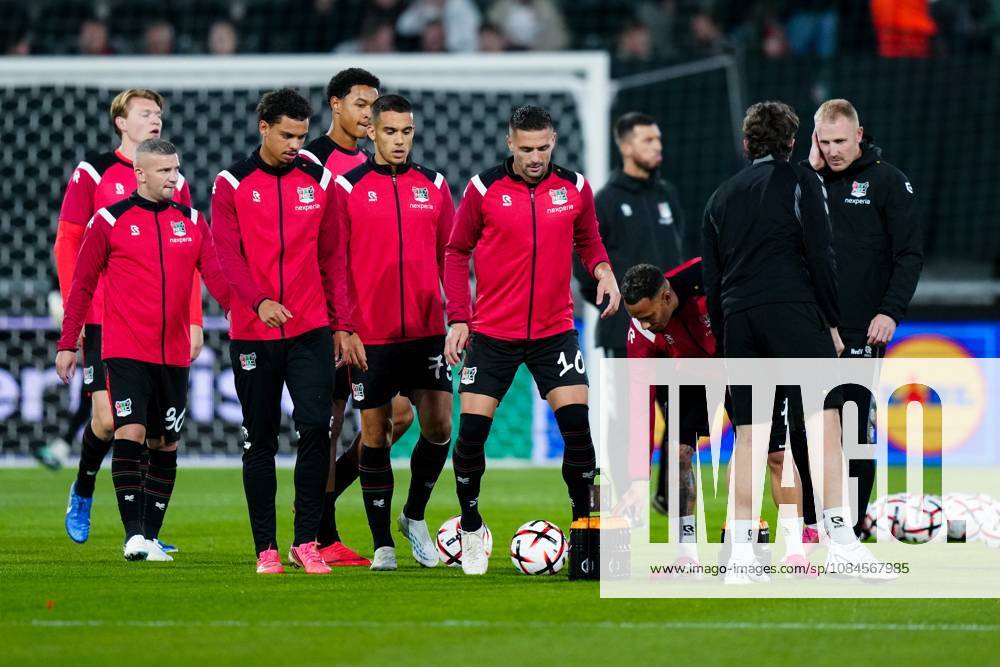 , Stadium De Goffert , season 2026 2027 , UEFA Europa League football , match between NEC Nijmegen and Levski Sofia , picture shows NEC during the warming up NEC - Levski Sofia x208452687x