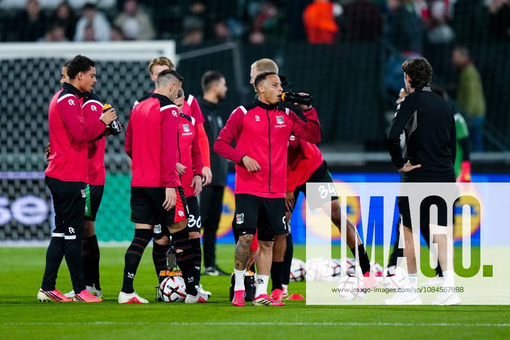 , Stadium De Goffert , season 2026 2027 , UEFA Europa League football , match between NEC Nijmegen and Levski Sofia , picture shows NEC during the warming up NEC - Levski Sofia x208452688x