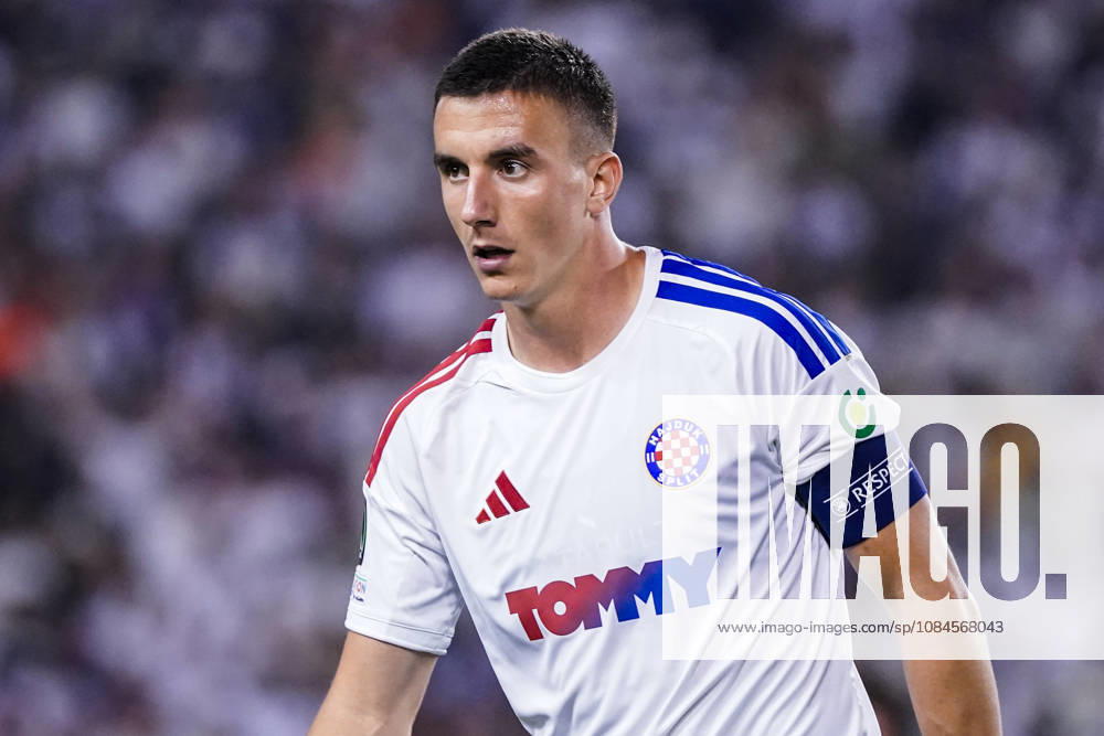 Fussball: Kroatien: UEFA Conference League 2026 2027 - 1. Runde, 15.10.2026 - HNK Hajduk Split vs. AFC Ajax Amsterdam - Stadion Poljud (Split, Kroatien); Michele Sego (Hajduk Split)