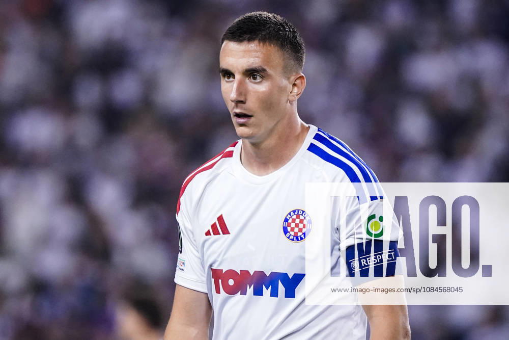Fussball: Kroatien: UEFA Conference League 2026 2027 - 1. Runde, 15.10.2026 - HNK Hajduk Split vs. AFC Ajax Amsterdam - Stadion Poljud (Split, Kroatien); Michele Sego (Hajduk Split)
