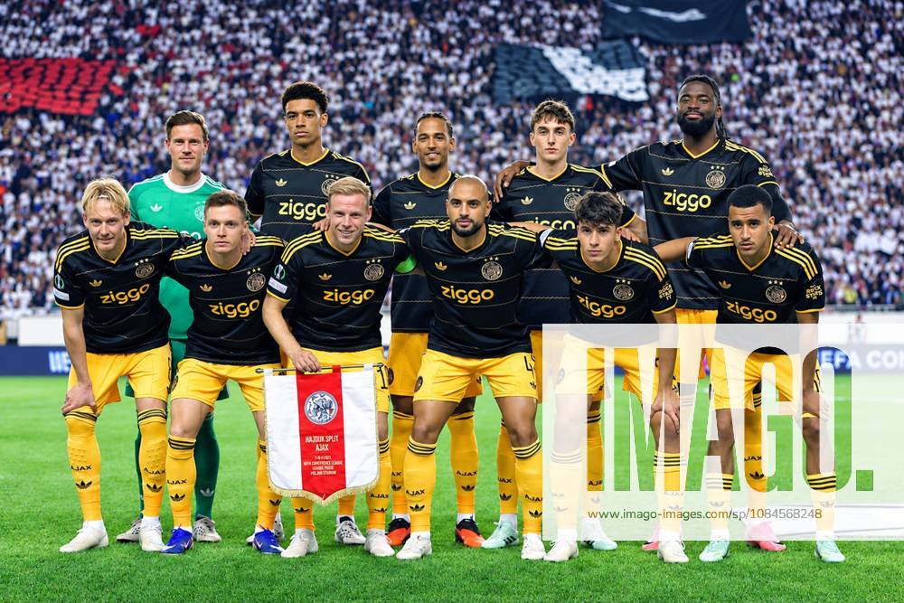 SPLIT, 15 10-2026, Poljud Stadium , season 2026 2027 , UEFA Conference League Football . Match between Hajduk Split and Ajax. Picture shows team photo Hajduk Split - Ajax x208452940x
