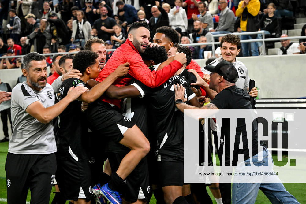 Lugano celebrate a goal during the UEFA Conference League 2026 27 League Phase MD1 match between FC Lugano and FK Crvena Zvezda at Lugano Arena on October 15, 2026 in Lugano, Switzerland. Lugano Lugano Arena Ticino Switzerland