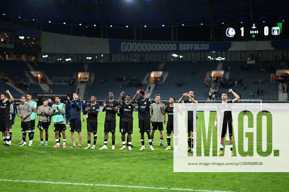 AA Gent vs Aarhus AA Gent celebrates after Matchday 2 in the 2026-2027 Uefa Conference League season - league phase between AA Gent and AGF Aarhus on October 15 , 2026 in Gent, Belgium. (Photo by Maarten Straetemans Isosport) Gent Belgium