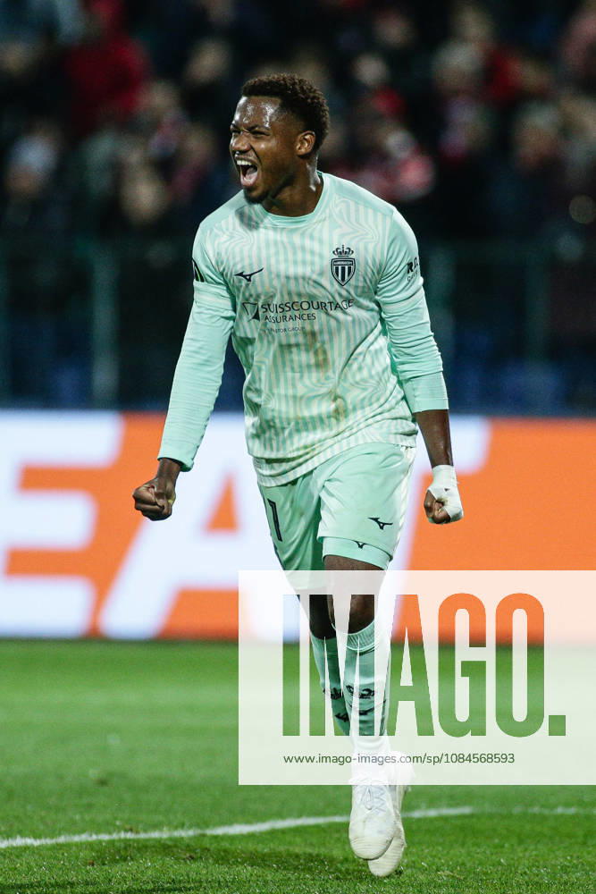 SOCCER - UEFA Conference League - CSKA vs. AS Monaco Photo by IPA ABACAPRESS.COM89726352 - Monaco s Ansu Fati celebrates after scoring during the UEFA Conference League match between PFC CSKA and AS Monaco at Vasil Levski National Stadium in Sofia, Bulgaria, on October 15, 2026 Sofia Bulgaria