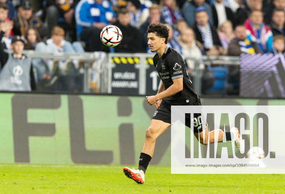Europa League: Lech Poznan vs Bayer 04 Leverkusen Ibrahim Maza during Europa League: Lech Poznan vs Bayer 04 Leverkusen match in Poznan, Poland, on October 15, 2026 Poznan Poland