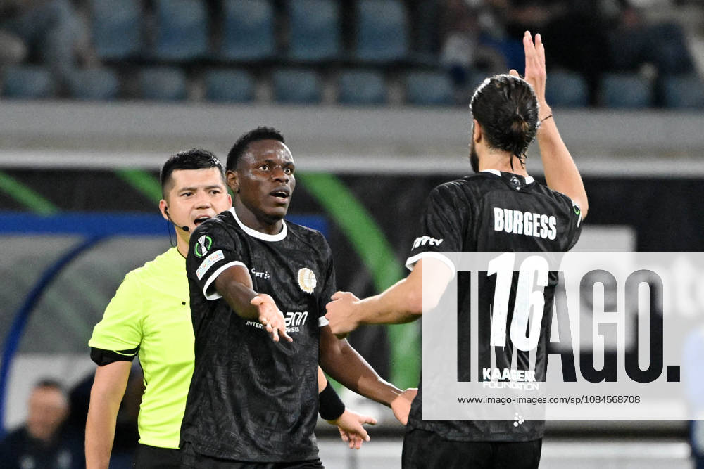 AA Gent vs Aarhus Hyllarion Goore of KAA Gent celebrates after scoring the 1-0 goal during Matchday 2 in the 2026-2027 Uefa Conference League season - league phase between AA Gent and AGF Aarhus on October 15 , 2026 in Gent, Belgium. (Photo by Maarten Straetemans Isosport) Gent Belgium