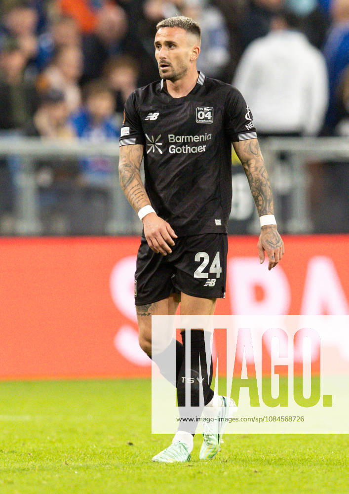 Europa League: Lech Poznan vs Bayer 04 Leverkusen Aleix Garcia during Europa League: Lech Poznan vs Bayer 04 Leverkusen match in Poznan, Poland, on October 15, 2026 Poznan Poland