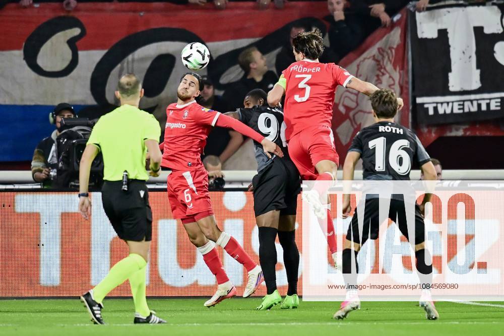 ENSCHEDE , 15Ã10-2026 , Stadium Grolsch Veste , season 2026 2027 , UEFA Conference League football , match between FC Twente and FC Thun , picture shows FC Twente player Ramiz Zerrouki Twente - Thun x208453439x