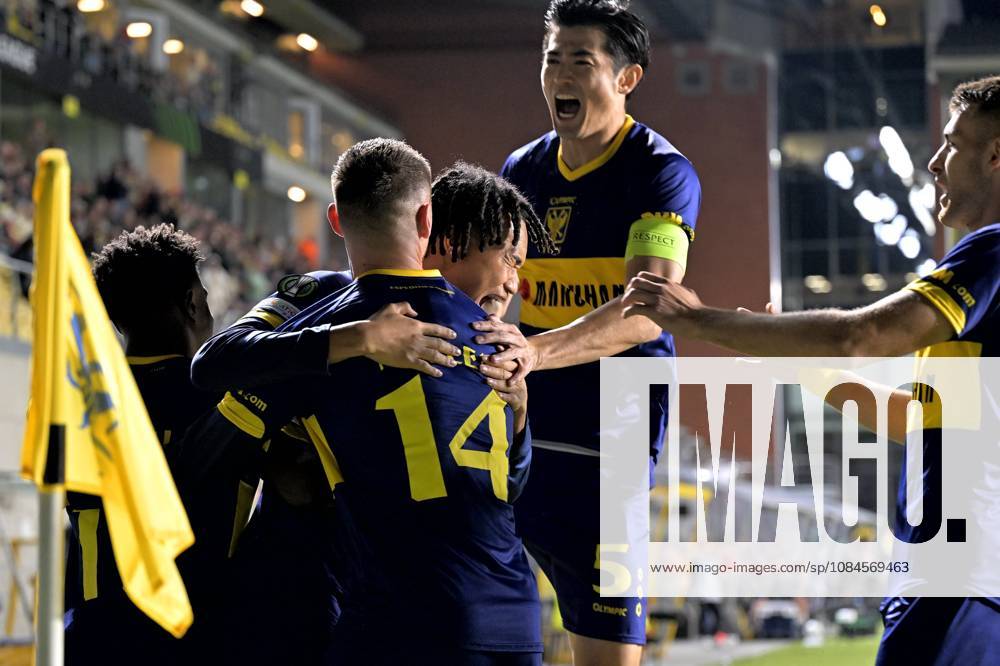 Sint-Truidense VV v Iberia Tbilisi - UEFA Conference League SINT-TRUIDEN, BELGIUM - OCTOBER 15 : Ishiwatari Nelson Yuichiro midfielder of Sint-Truidense VV celebrates scoring a goal during the UEFA Conference League 2026 27 first qualifying round between Sint-Truidense VV and Iberia Tbilisi on October 15, 2026 in Sint-Truiden, Belgium, 15 10 2026 Sint-Truiden Belgium