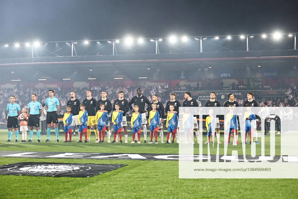 SOCCER - UEFA EL, Bournemouth vs Sturm BOURNEMOUTH,ENGLAND,15.OCT.26 - SOCCER - UEFA Europa League, AFC Bournemouth vs SK Sturm Graz. Image shows team of Sturm. GEPAxpictures Bauer