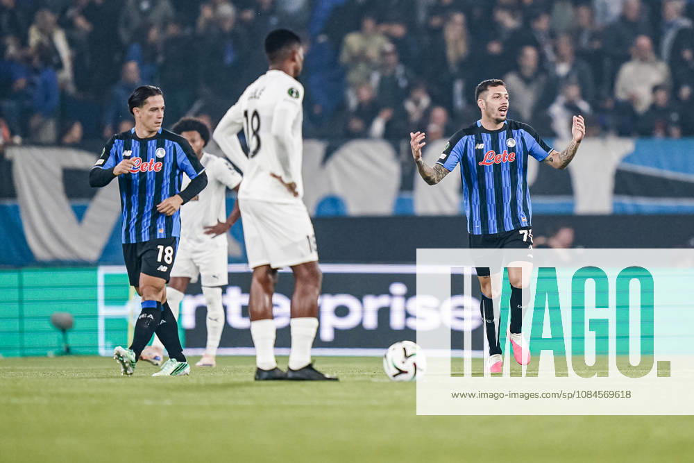 Gianluca Gaetano of Atalanta BC during the UEFA Conference League 2026 27 league phase football match between Atalanta BC and Pafos FC at Stadio di Bergamo on October 15, 2026 in Bergamo, Italy