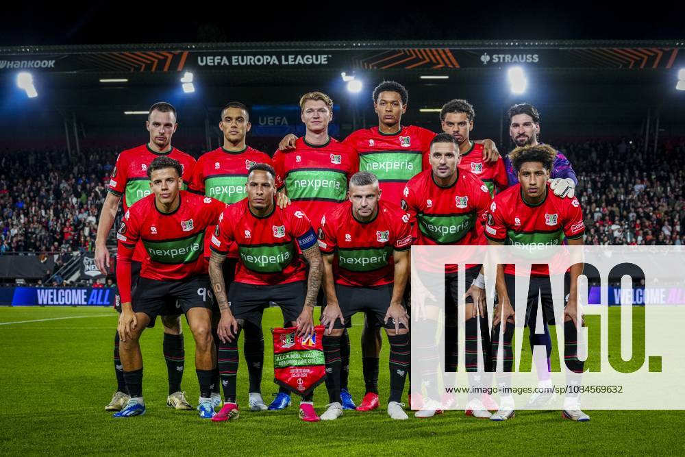, Stadium De Goffert , season 2026 2027 , UEFA Europa League football , match between NEC Nijmegen and Levski Sofia , picture shows teampicture NEC Nijmegen NEC - Levski Sofia x208453886x