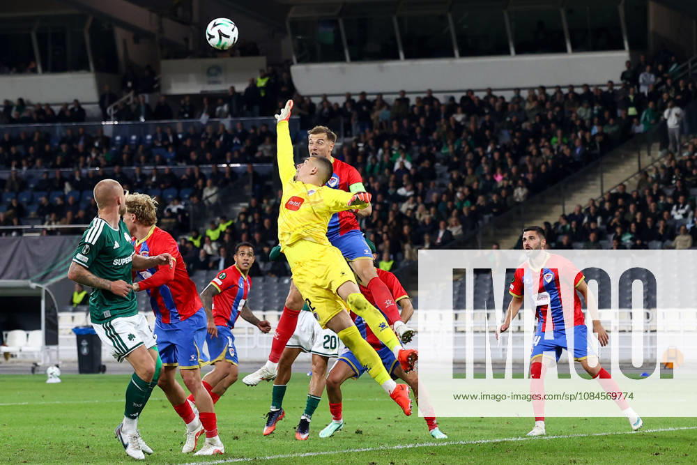 Panathinaikos F.C. v FK Borac Banja Luka UEFA Europa Conference League Mladen Jurkas of FK Borac Banja Luka makes a save during the UEFA Europa Conference League match at Olympic Stadium, Athens 15 10 2026 UK Newspapers OUT