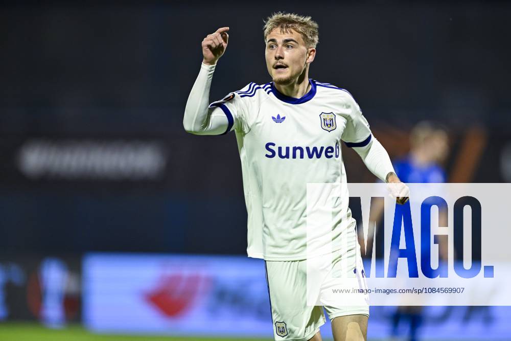 GNK Dinamo v RSC Anderlecht - UEFA Europa League ZAGREB, CROATIA - OCTOBER 15 : Winkler Marten forward of RSC Anderlecht during the UEFA Europa League 2026 27 League Phase matchday 2 match between GNK Dinamo and RSC Anderlecht on October 15, 2026 in Zagreb, Croatia, 15 10 2026 Zagreb Croatia
