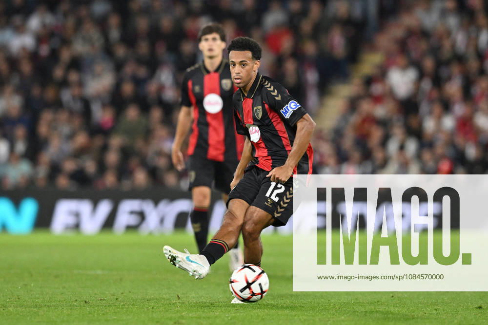Bournemouth v Sturm Graz, Europa League Tyler Adams (12) of AFC Bournemouth on the attack during the Europa League match between Bournemouth and Sturm Graz at the Vitality Stadium, Bournemouth, UK on 15 October 2026. Bournemouth Vitality Stadium Dorset UK Editorial use only ,