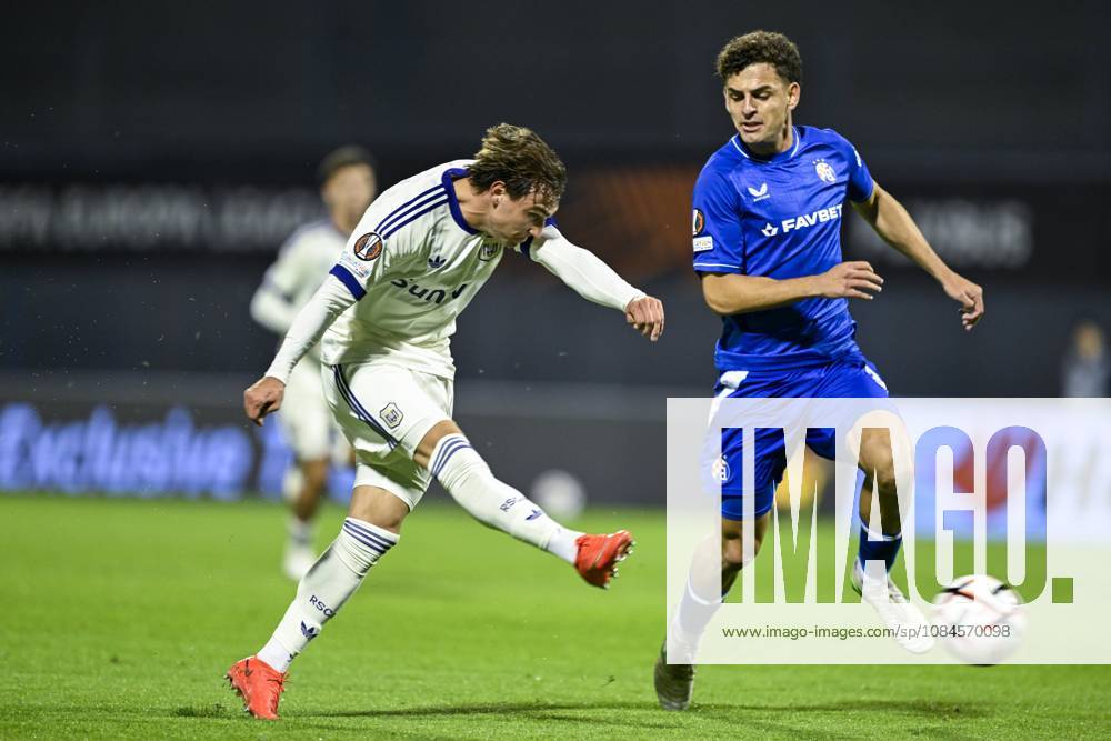 GNK Dinamo v RSC Anderlecht - UEFA Europa League ZAGREB, CROATIA - OCTOBER 15 : Cvetkovic Mihajlo forward of RSC Anderlecht missing an opportunity during the UEFA Europa League 2026 27 League Phase matchday 2 match between GNK Dinamo and RSC Anderlecht on October 15, 2026 in Zagreb, Croatia, 15 10 2026 Zagreb Croatia