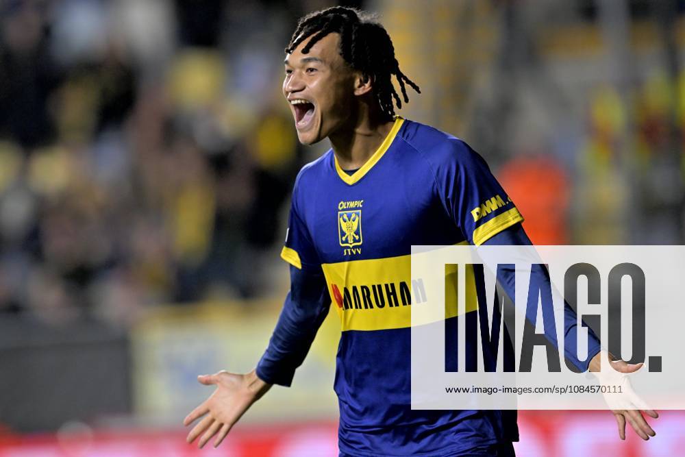 Sint-Truidense VV v Iberia Tbilisi - UEFA Conference League SINT-TRUIDEN, BELGIUM - OCTOBER 15 : Ishiwatari Nelson Yuichiro midfielder of Sint-Truidense VV celebrates scoring a goal during the UEFA Conference League 2026 27 first qualifying round between Sint-Truidense VV and Iberia Tbilisi on October 15, 2026 in Sint-Truiden, Belgium, 15 10 2026 Sint-Truiden Belgium
