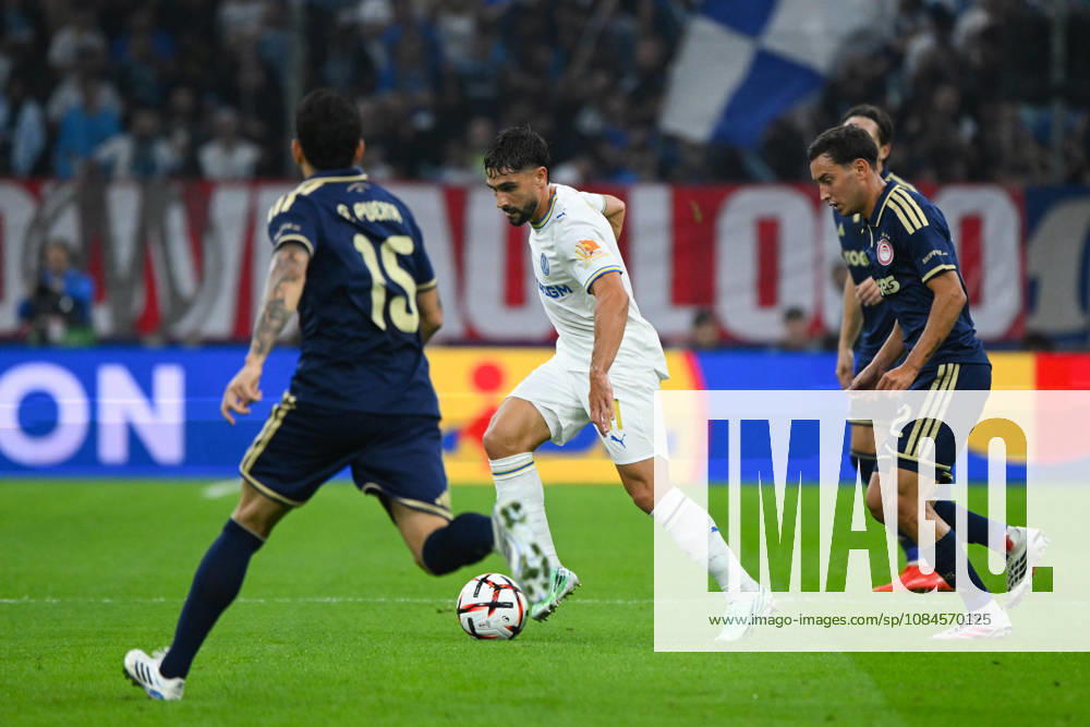 Neal Maupay (OM) - UEFA Europa League match between Olympique de Marseille and Olympiakos on October 15, 2026 at the CEPAC Velodrome Stadium in Marseille.