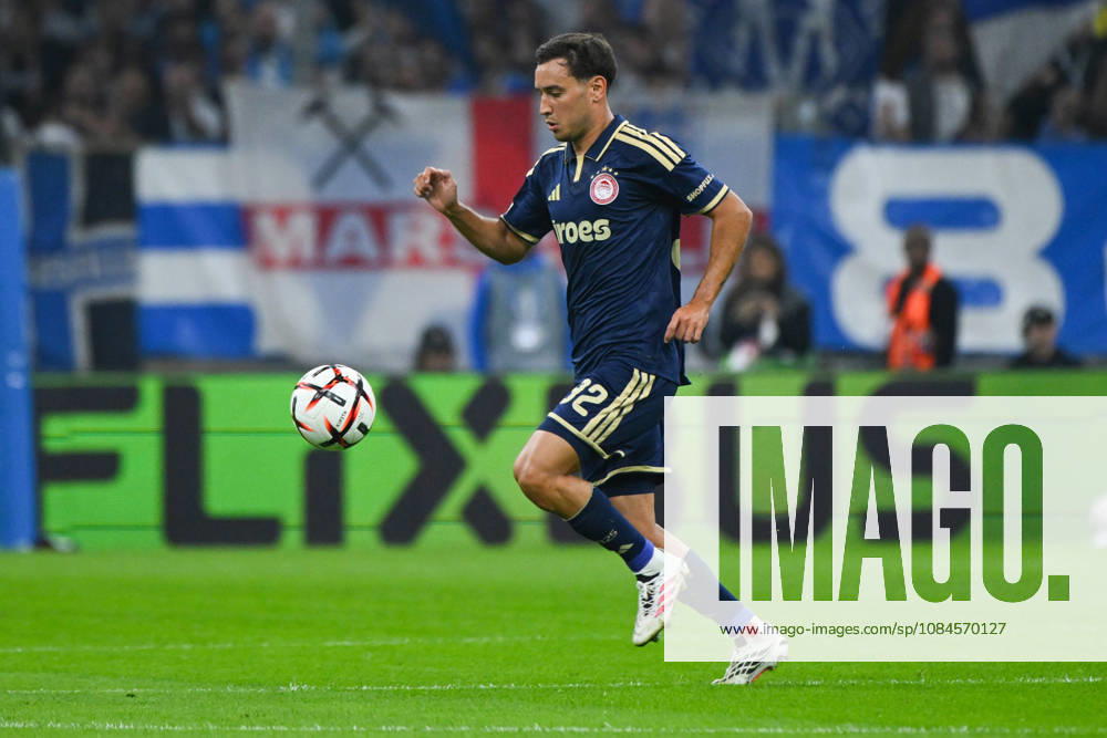 Santiago Hezze (Olympiakos) - UEFA Europa League match between Olympique de Marseille and Olympiakos on October 15, 2026 at the CEPAC Velodrome Stadium in Marseille.
