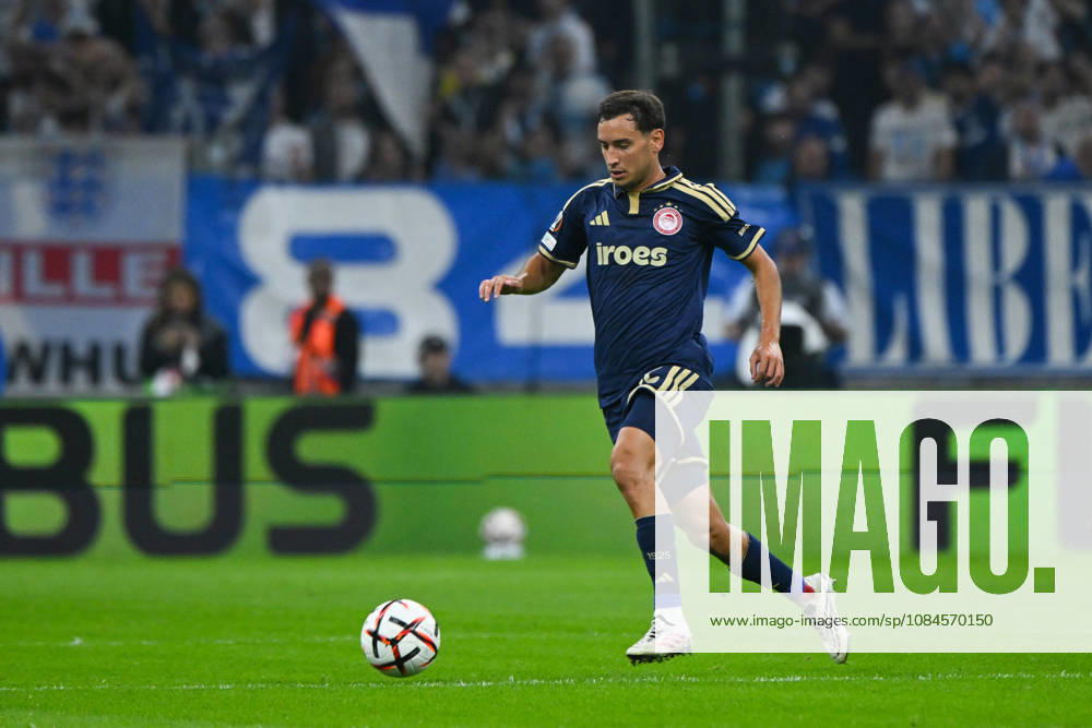 Santiago Hezze (Olympiakos) - UEFA Europa League match between Olympique de Marseille and Olympiakos on October 15, 2026 at the CEPAC Velodrome Stadium in Marseille.