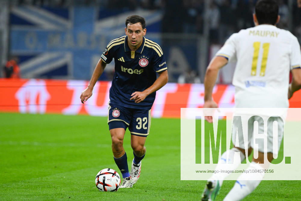 Santiago Hezze (Olympiakos) - UEFA Europa League match between Olympique de Marseille and Olympiakos on October 15, 2026 at the CEPAC Velodrome Stadium in Marseille.