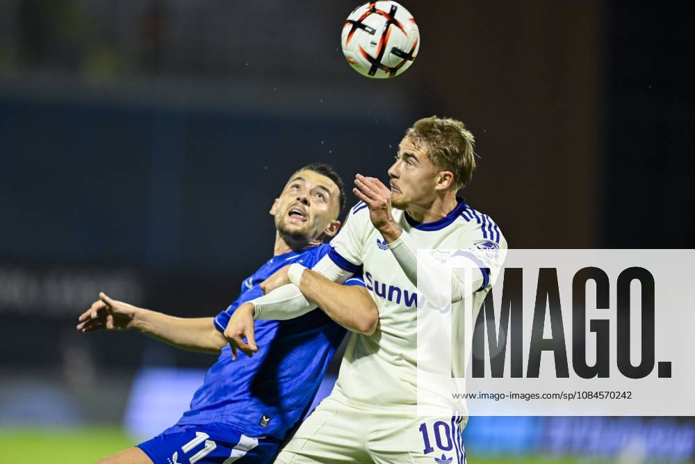 GNK Dinamo v RSC Anderlecht - UEFA Europa League ZAGREB, CROATIA - OCTOBER 15 : Winkler Marten forward of RSC Anderlecht in action during the UEFA Europa League 2026 27 League Phase matchday 2 match between GNK Dinamo and RSC Anderlecht on October 15, 2026 in Zagreb, Croatia, 15 10 2026 Zagreb Croatia