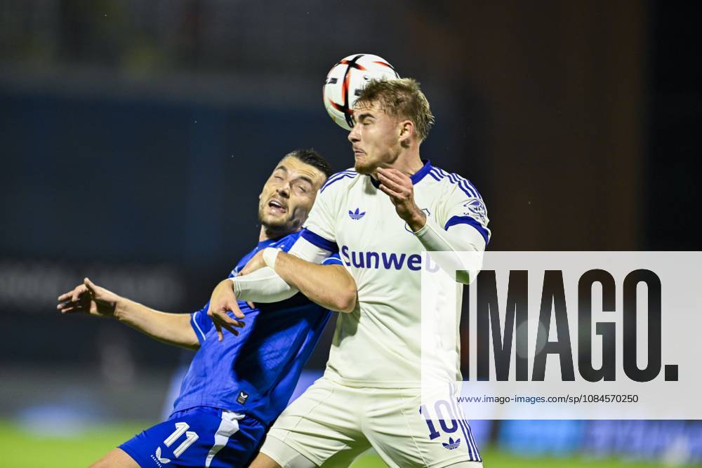 GNK Dinamo v RSC Anderlecht - UEFA Europa League ZAGREB, CROATIA - OCTOBER 15 : Winkler Marten forward of RSC Anderlecht in action during the UEFA Europa League 2026 27 League Phase matchday 2 match between GNK Dinamo and RSC Anderlecht on October 15, 2026 in Zagreb, Croatia, 15 10 2026 Zagreb Croatia