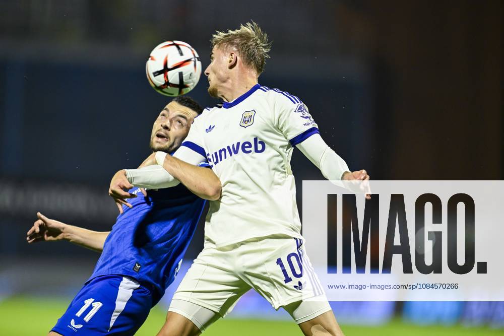GNK Dinamo v RSC Anderlecht - UEFA Europa League ZAGREB, CROATIA - OCTOBER 15 : Winkler Marten forward of RSC Anderlecht in action during the UEFA Europa League 2026 27 League Phase matchday 2 match between GNK Dinamo and RSC Anderlecht on October 15, 2026 in Zagreb, Croatia, 15 10 2026 Zagreb Croatia