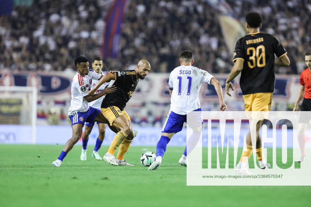 UEFA Conference League HNK Hajduk Split v AFC Ajax SPLIT, CROATIA - OCTOBER 15: Sofyan Amrabat of Ajax in action during the UEFA Conference League 2026 27 League Phase MD1 match between HNK Hajduk Split and AFC Ajax at Stadion Poljud on October 15, 2026 in Split, Croatia. IvanaxIvanovic PIXSELL