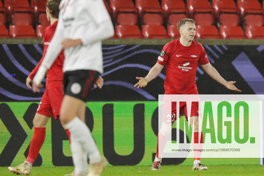 Soccer, Conference League 2026 Brann vs. Lincoln Red Imps, Bergen, October 15, 2026. Brann’s Saevar Atli Magnusson during the Conference League soccer match between SK Brann and Lincoln Red Imps at Brann Stadium. Photo by Paul S. Amundsen, NTB, Bergen, Norway. . RESTRICTEDED USE BY BETTING COMPANIES
