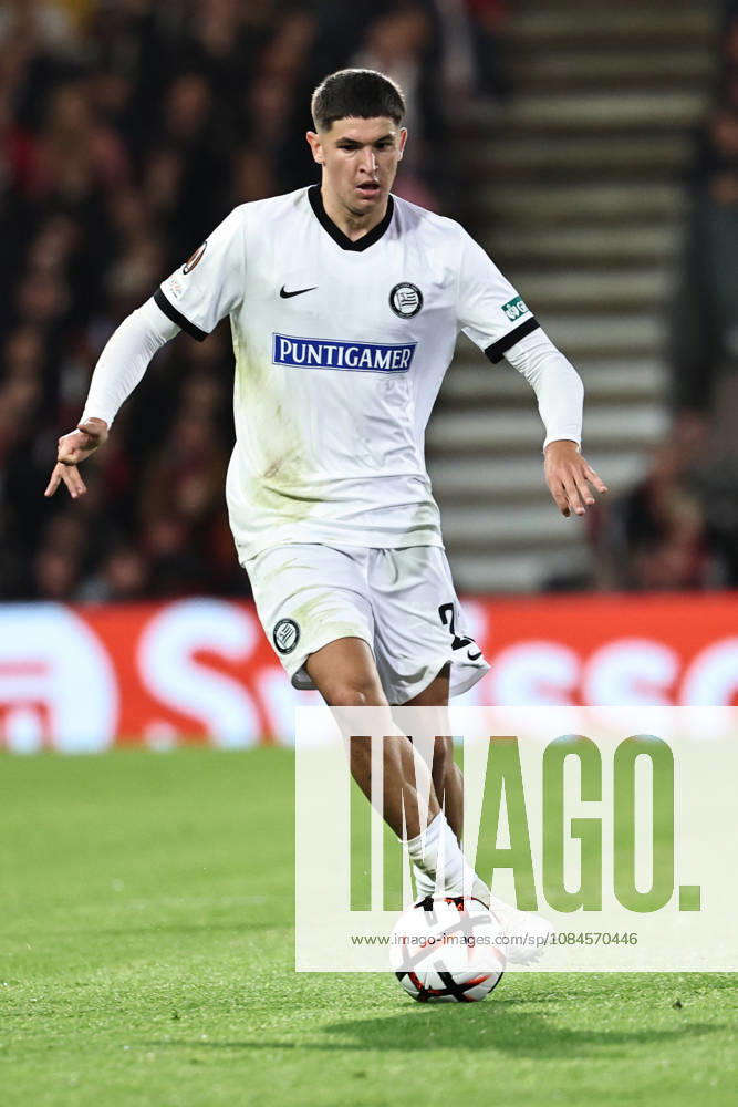 SOCCER - UEFA EL, Bournemouth vs Sturm BOURNEMOUTH,ENGLAND,15.OCT.26 - SOCCER - UEFA Europa League, AFC Bournemouth vs SK Sturm Graz. Image shows Arjan Malic (Sturm). GEPAxpictures Bauer