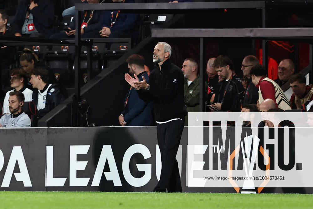 SOCCER - UEFA EL, Bournemouth vs Sturm BOURNEMOUTH,ENGLAND,15.OCT.26 - SOCCER - UEFA Europa League, AFC Bournemouth vs SK Sturm Graz. Image shows head coach Marco Rose (Bournemouth). GEPAxpictures Bauer