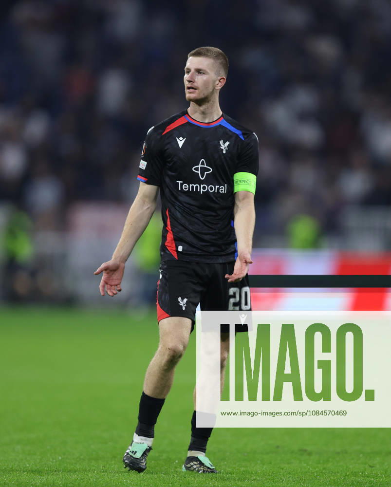 Adam Wharton of Crystal Palace FC looks disappointed & dejected during the UEFA Europa League 2026 27 League Phase MD2 match between Olympique Lyonnais and Crystal Palace FC at OL Stadium on October 15, 2026 in Decines-Charpieu, France (Photo by Daniel Weir Sports Press Photo SPP)