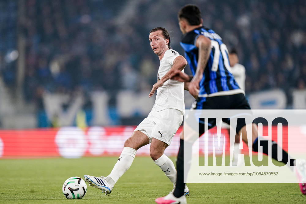 Guga of Pavos FC during the UEFA Conference League 2026 27 league phase football match between Atalanta BC and Pafos FC at Stadio di Bergamo on October 15, 2026 in Bergamo, Italy