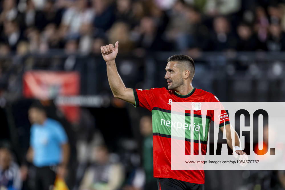 NIJMEGEN - NEC Nijmegen forward Duöan Tadic during the UEFA Europa League match between N.E.C. and Levski Sofia at Stadion De Goffert on 15 oktober 2026 in Nijmegen, Nederland. (Photo by DeFodi Images) -