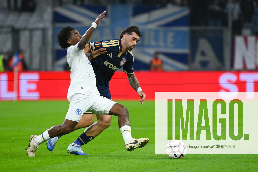 Jota Silva (Olympiakos) - UEFA Europa League match between Olympique de Marseille and Olympiakos on October 15, 2026 at the CEPAC Velodrome Stadium in Marseille.