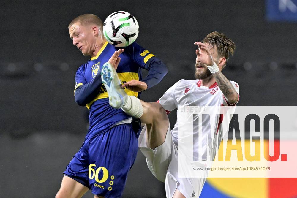 Sint-Truidense VV v Iberia Tbilisi - UEFA Conference League SINT-TRUIDEN, BELGIUM - OCTOBER 15 : Vanwesemael Robert-Jan defender of Sint-Truidense VV during the UEFA Conference League 2026 27 first qualifying round between Sint-Truidense VV and Iberia Tbilisi on October 15, 2026 in Sint-Truiden, Belgium, 15 10 2026 Sint-Truiden Belgium