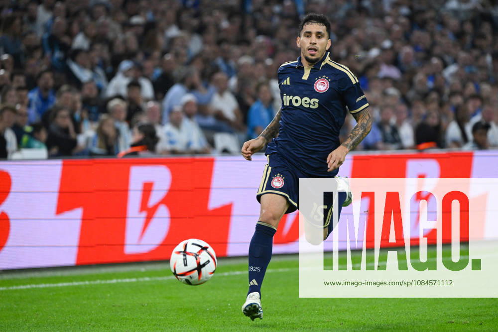 Gustavo Puerta (Olympiakos) - UEFA Europa League match between Olympique de Marseille and Olympiakos on October 15, 2026 at the CEPAC Velodrome Stadium in Marseille.