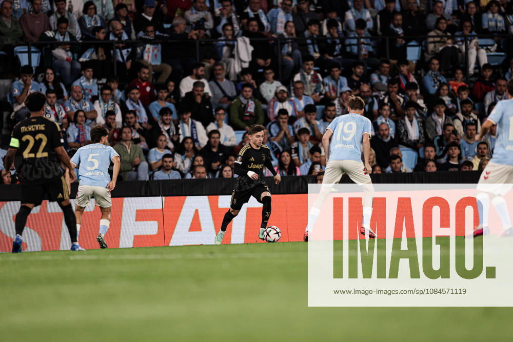 Francisco Conceicao of Juventus in action during the UEFA Europa League 2026 27 League Phase MD2 match between Celta de Vigo and Juventus at Estadio de Balaidos. Vigo Spain - ZUMAe141 20261015_zsp_e141_004