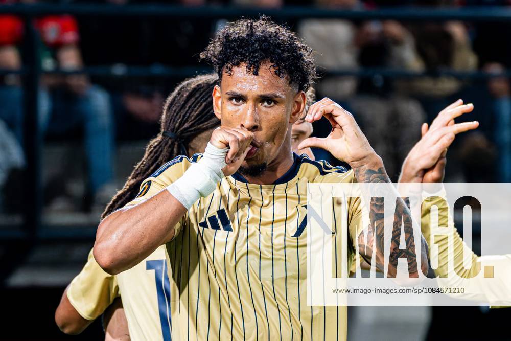 NIJMEGEN - Reinaldo of Levski Sofia celebrates his team s first goal during the UEFA Europa League match between NEC Nijmegen and Levski Sofia at the Goffertstadion on October 15, 2026, in Nijmegen, the Netherlands. KEVIN SENDERS ANP UEFA Europa League 2026 27 ANPxSportx xMarcelxterxBalsxIVx 572554304 originalFilename: 572554304