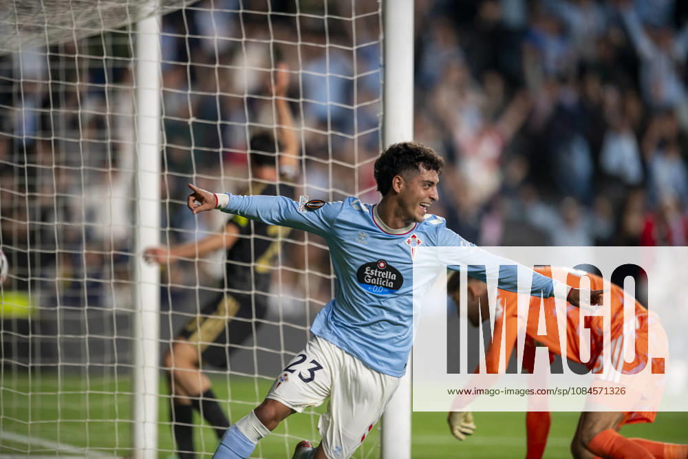 RC Celta vs Juvetus ; Uefa Europe League; matchday 2 Hugo Alvarez Antunez of Celta scores goal and celebrates during matchday 2 Uefa Europe League between RC Celta versus Juventus at Abanca Balaidos stadium on October 15, 2026 Vigo Abanca Balaidos Stadium Pontevedra Spain
