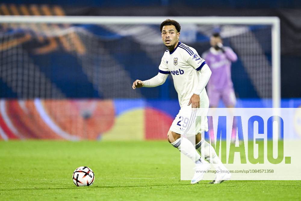 GNK Dinamo v RSC Anderlecht - UEFA Europa League ZAGREB, CROATIA - OCTOBER 15 : Stroeykens Mario midfielder of RSC Anderlecht in action during the UEFA Europa League 2026 27 League Phase matchday 2 match between GNK Dinamo and RSC Anderlecht on October 15, 2026 in Zagreb, Croatia, 15 10 2026 Zagreb Croatia