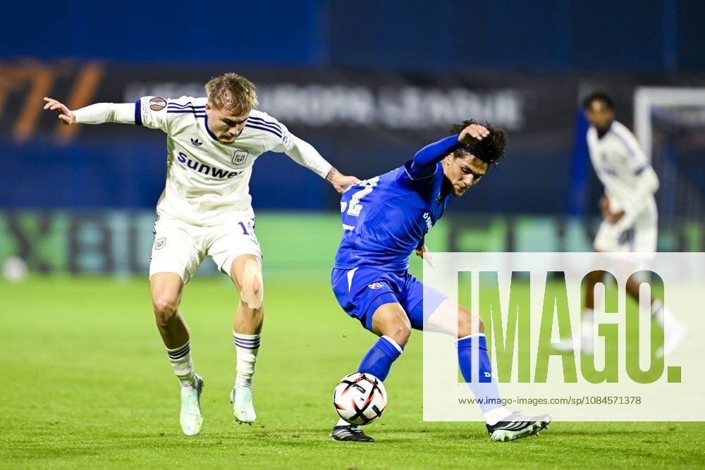 GNK Dinamo v RSC Anderlecht - UEFA Europa League ZAGREB, CROATIA - OCTOBER 15 : Winkler Marten forward of RSC Anderlecht in action during the UEFA Europa League 2026 27 League Phase matchday 2 match between GNK Dinamo and RSC Anderlecht on October 15, 2026 in Zagreb, Croatia, 15 10 2026 Zagreb Croatia