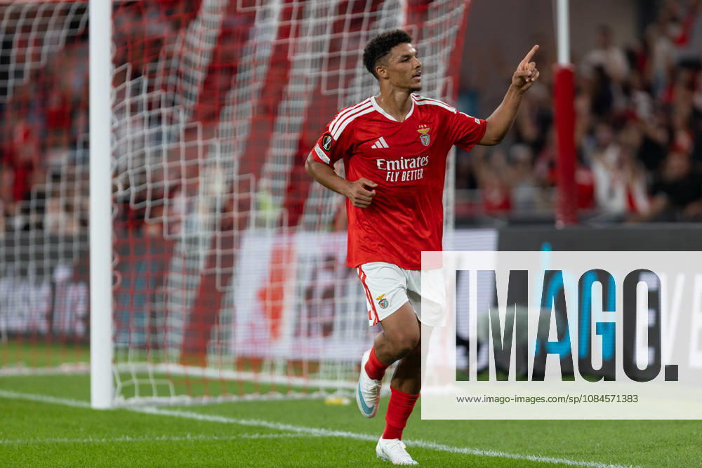 Benfica defender from Denmark ALEXANDER BAH (6) celebrating after scoring a goal during the game for Group FL of Group Phase for UEFA Europa League between Benfica and Celtic at Estadio da Luz Lisbon Portugal - ZUMAs359 20261015_zsp_s359_005
