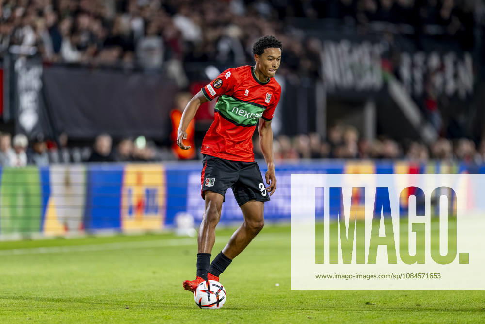NIJMEGEN - NEC Nijmegen forward Kevin Kers during the UEFA Europa League match between N.E.C. and Levski Sofia at Stadion De Goffert on 15 October 2026 in Nijmegen, Nederland. (Photo by DeFodi Images) -