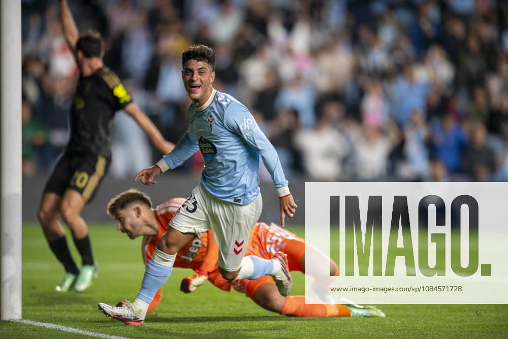 RC Celta vs Juvetus ; Uefa Europe League; matchday 2 Hugo Alvarez Antunez of Celta scores goal and celebrates during matchday 2 Uefa Europe League between RC Celta versus Juventus at Abanca Balaidos stadium on October 15, 2026 Vigo Abanca Balaidos Stadium Pontevedra Spain