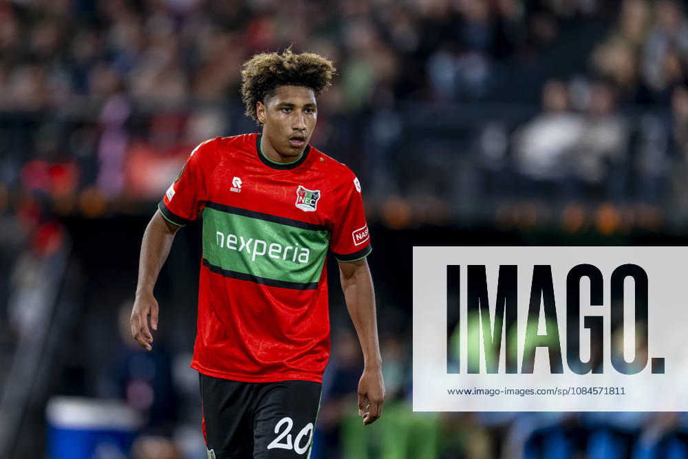 NIJMEGEN - NEC Nijmegen midfielder Noe Lebreton during the UEFA Europa League match between N.E.C. and Levski Sofia in Stadion De Goffert on 15 October 2026 in Nijmegen, Nederland. (Photo by DeFodi Images) -