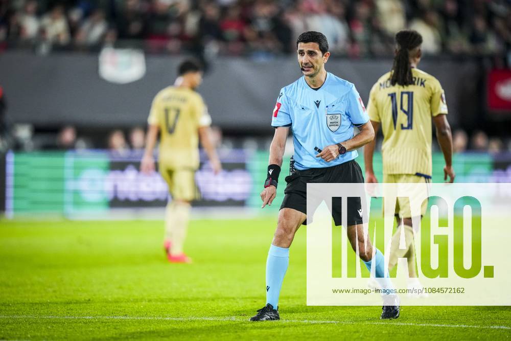 , Stadium De Goffert , season 2026 2027 , UEFA Europa League football , match between NEC Nijmegen and Levski Sofia , picture shows Referee Aliyar Aghayev NEC - Levski Sofia x208455769x